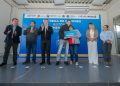 Rodrigo Monsalvo asiste a la entrega de cupones “Botón de Emergencia”.