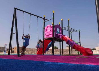 Chepe Guerrero inaugura el parque de la colonia Valle Dorado 2000