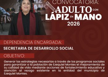 Programa “Adulto con Lápiz en Mano 2026”