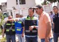 Chepe Guerrero supervisa retiro de arcotecho colapsado por los fuertes vientos y lluvias; anuncia su reconstrucción