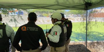 Protección Civil de Corregidora concluye labores de rescate en cárcamo de Puerta Real