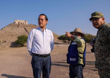 Chepe Guerrero reafirma compromiso con la preservación de la Zona Arqueológica El Cerrito