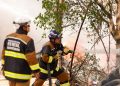 Protección Civil de Corregidora controla en un 70% el incendio en el Libramiento Sur Poniente; no se reportan personas lesionadas