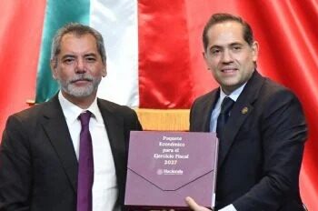 Hacienda entrega el Paquete Económico 2027 a la Cámara de Diputados